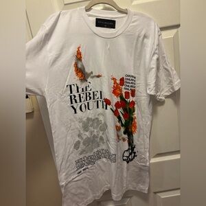 Civil Regime The Rebel Youth White Men’s Graphic T-Shirt Size Large BNOT
